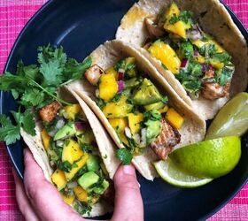 swordfish tacos with mango avocado salsa