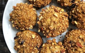 Blueberry Banana Muffins With Pecan Streusel