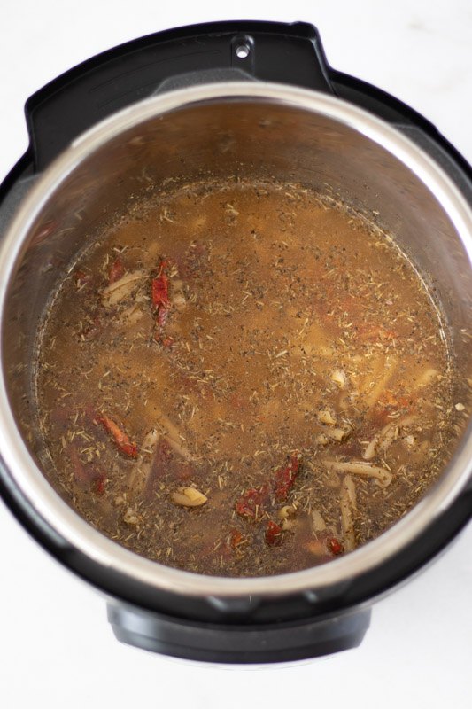 instant pot creamy tuscan chicken pasta