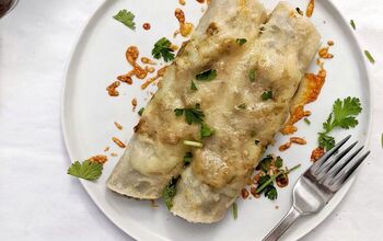 Green Chile Chicken & Spinach Enchiladas