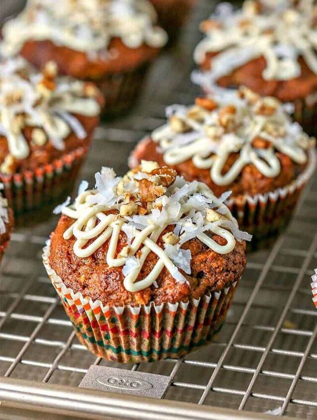 carrot coconut muffins