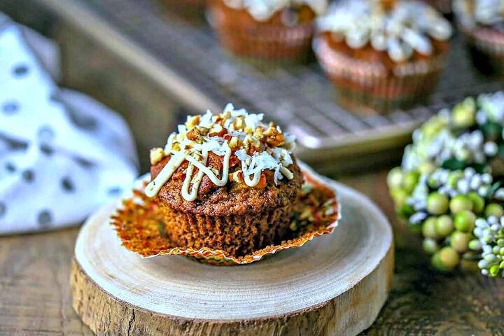 carrot coconut muffins