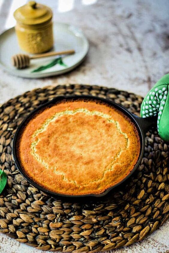 honey cornbread with fresh sage