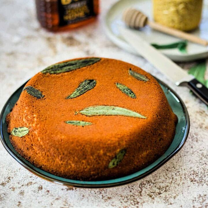 honey cornbread with fresh sage