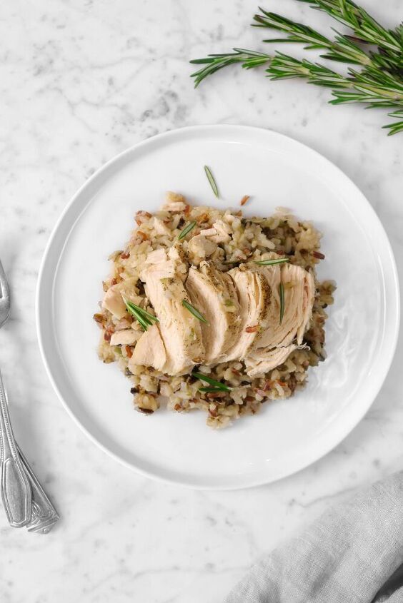 instant pot rosemary chicken and wild rice