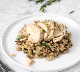 Instant Pot Rosemary Chicken and Wild Rice