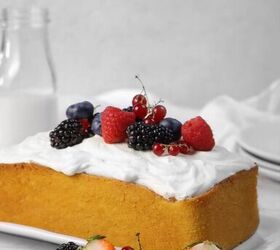 Classic Vanilla Pound Cake With Chantilly Cream and Berries