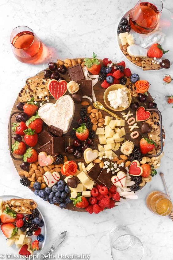 chocolate and cheese dessert board