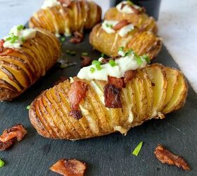 Brie and Bacon Hasselback Potatoes