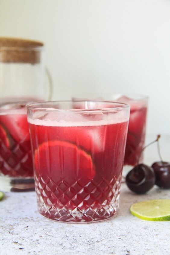 lime and cherry refresher