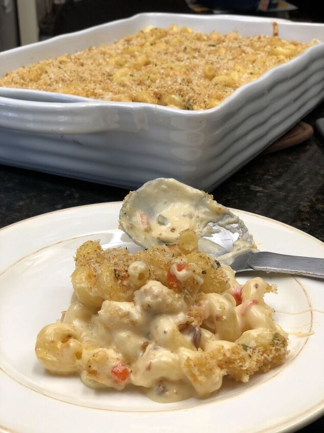 spicy three cheese mac and cheese