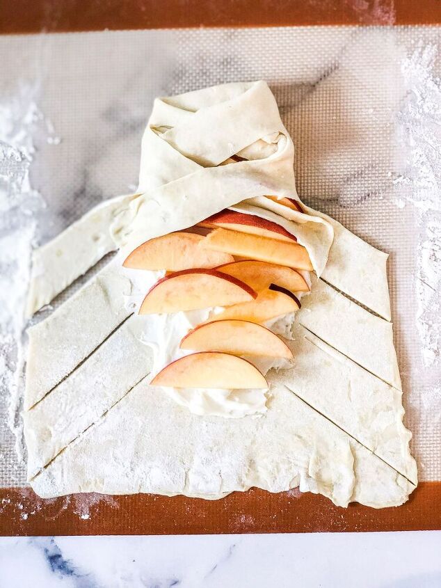 nectarine danish filled with cream cheese