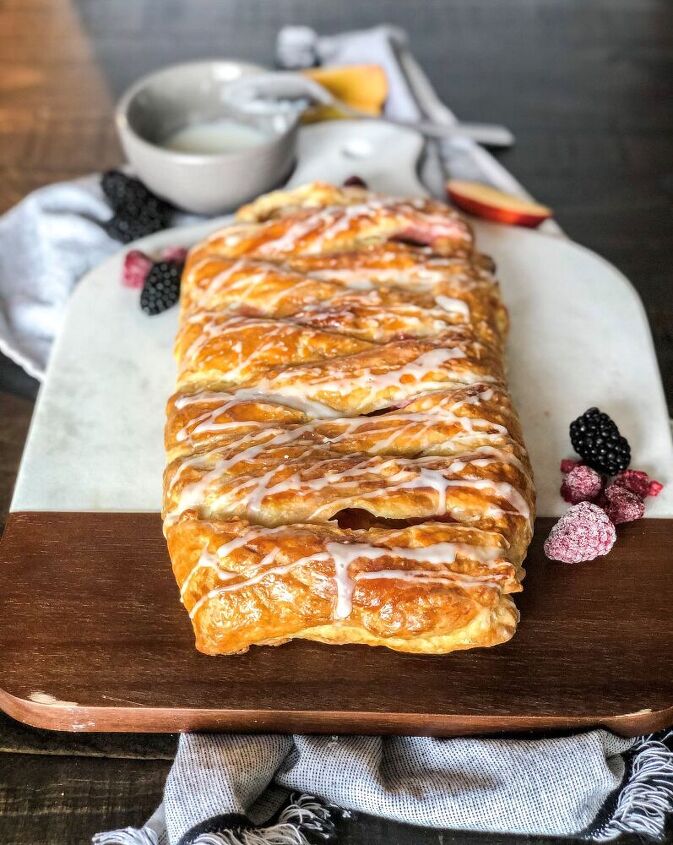 nectarine danish filled with cream cheese