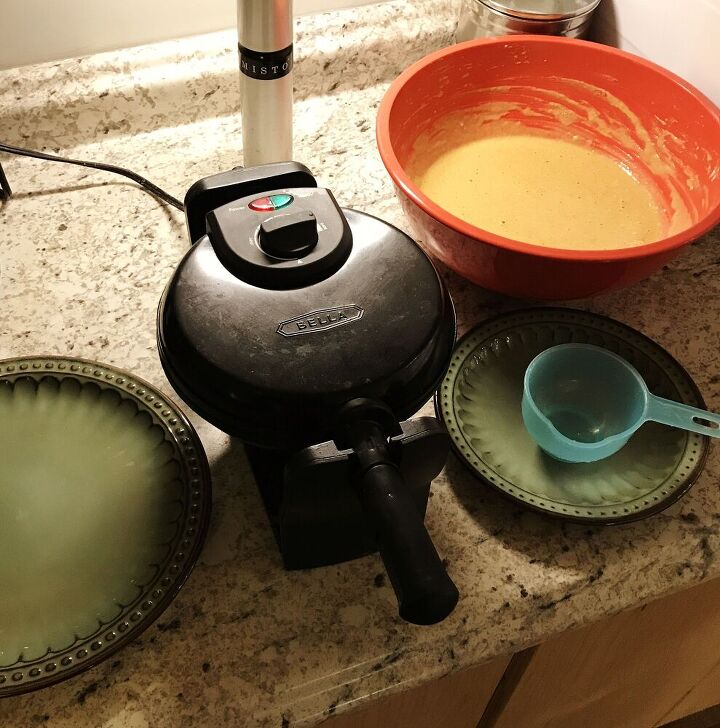 pumpkin spice buttermilk waffles