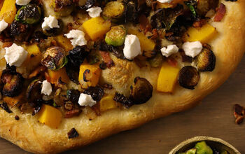 Roasted Butternut Squash and Brussel Sprout Flatbread