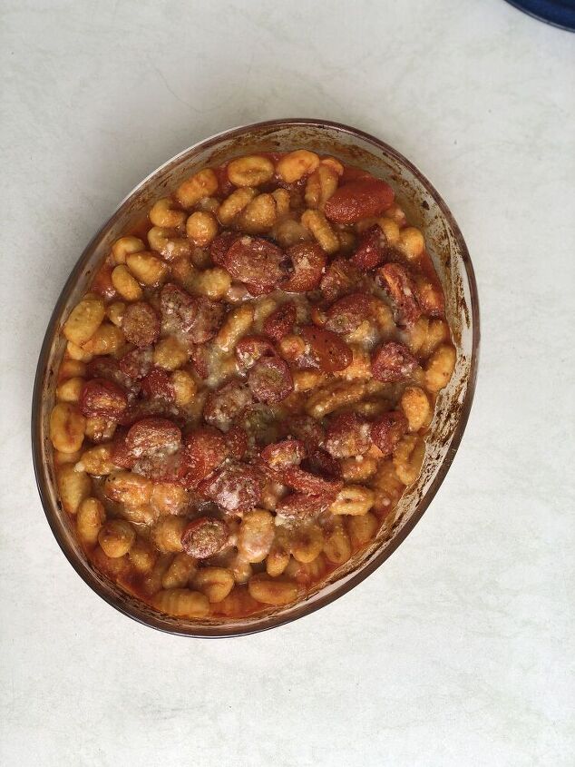 creamy gnocchi in a delicious tomato sauce