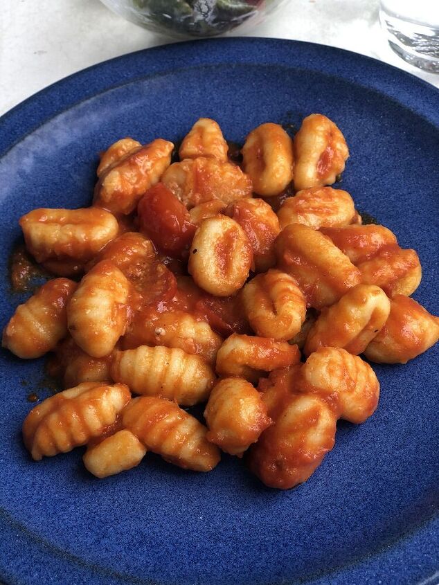 creamy gnocchi in a delicious tomato sauce