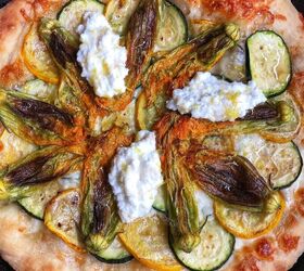 Zucchini Blossom Pizza Foodtalk