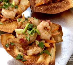 Shrimp Wonton Cups Recipe with Delicious Filling and Dressing | Foodtalk