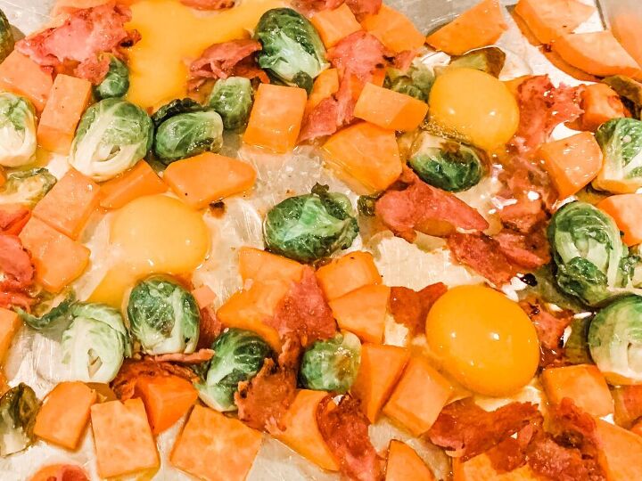 sweet potato bacon and egg bake