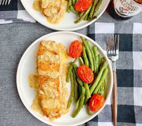 Salmon With Old Bay Mustard Cream Sauce