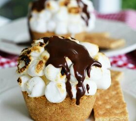 s 9 fun new ways to enjoy s mores before the summer ends, Muffin Pan Ice Cream S mores