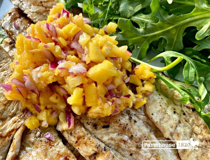 grilled chicken paillards with pineapple salsa