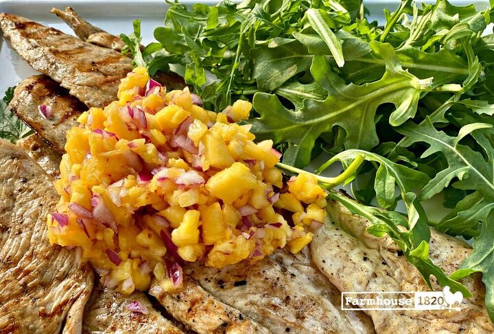 grilled chicken paillards with pineapple salsa