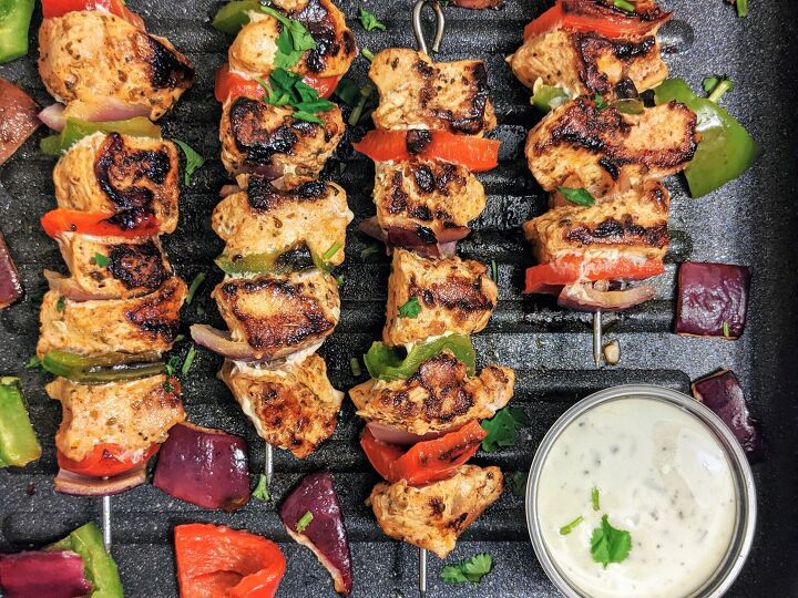 s 20 delicious dinners you can make on your grill, Juicy Grilled Mediterranean Chicken Kebabs