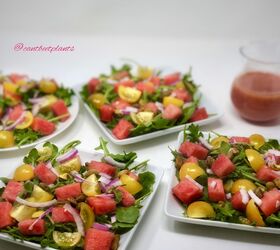 s 11 fresh ways to use watermelon this season, Watermelon and Arugula Salad With Raspberry V