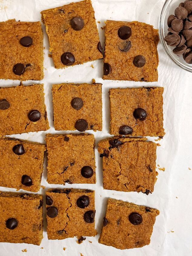 s 20 dessert bars your whole family will enjoy, Chocolate Chip Sweet Potato Blondies