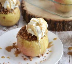 s 15 christmas desserts that will make your holiday very merry, Baked Apples With Graham Cracker Crumble