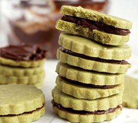 s 15 christmas desserts that will make your holiday very merry, Matcha Ganache Sandwich Cookies