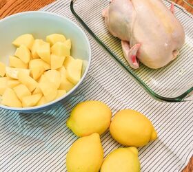 perfect roasted chicken with lemon potatoes