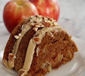 Mini Apple Spice Bundt Cakes with Caramel Glaze - Lulu the Baker