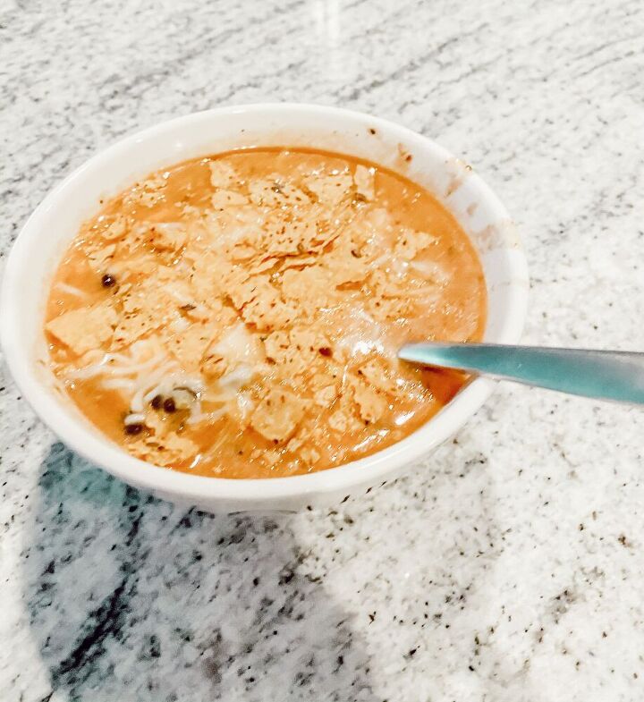 easy cheesy chicken enchilada soup