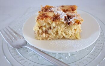 Yogurt Apple Cake With Buttered Cinnamon Brown Sugar