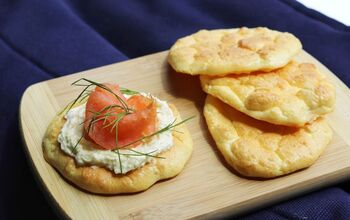 Cloud Bread With Smoked Salmon And Cream Cheese