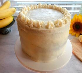 Easy and Moist Banana Pudding Layer Cake W/ Cream Cheese Frosting