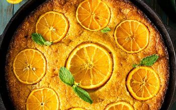 Greek Skillet Orange Fillo Cake - Portokalopita