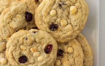 Chewy Oatmeal Cranberry White Chocolate Cookies