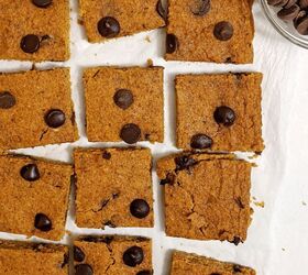 s 10 easy pumpkin recipes for fall, Chocolate Chip Sweet Potato Blondies