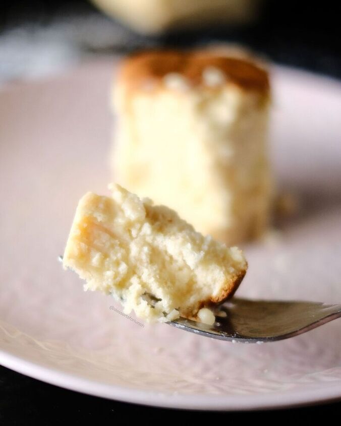healthier magic lemon custard cake