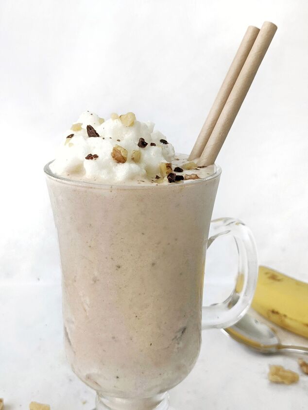 s 7 healthy and delicious smoothies to jump start your day, Chunky Monkey Ice Cream Protein Shake