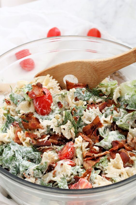 s 9 quick and easy pasta salad recipes, BLT Pasta Salad