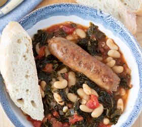 One-Pot Italian Sausage, Kale, and White Beans