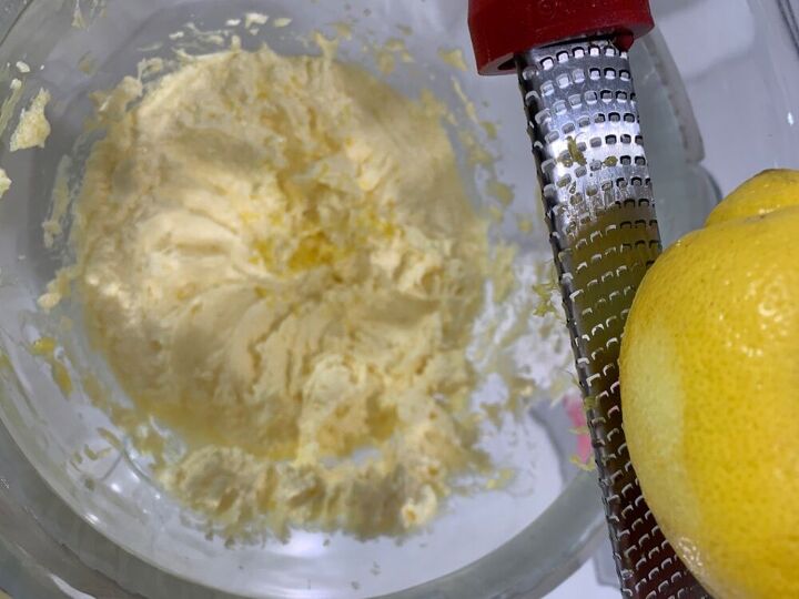 persian love cake, Lemon zesting