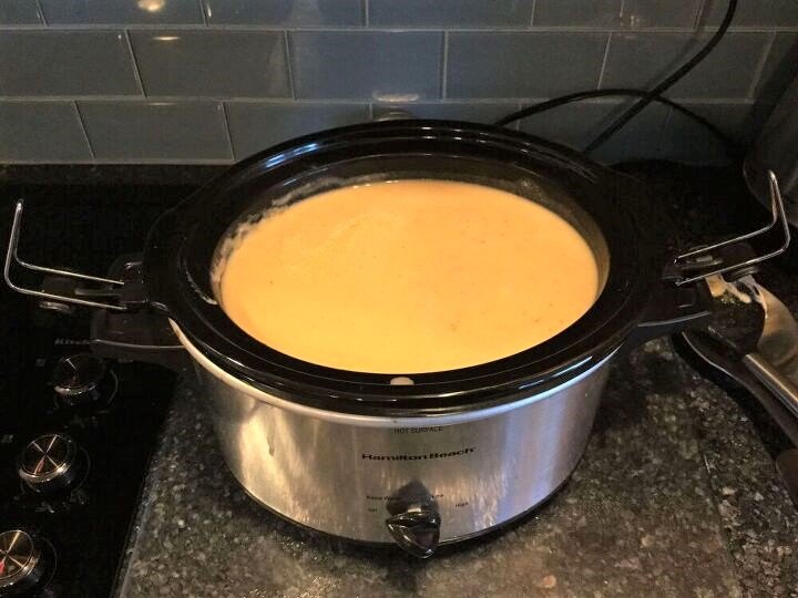 slow cooker autumn root soup