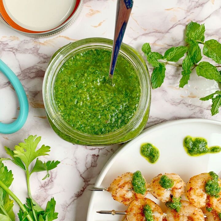 spicy parsley mint sauce