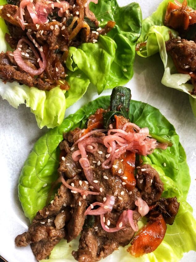 bulgogi lettuce wraps